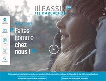 Tablet Screenshot of bassin-arcachon.com